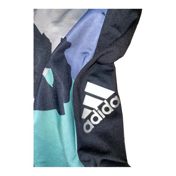 Adidas Grils Pastel Abstract Full Length Activewear Leggings Size XL - Picture 6 of 6